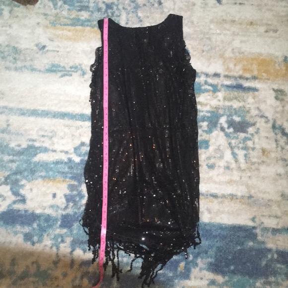 NWT Sequined Flapper Dress and Head Band L - Picture 3 of 4